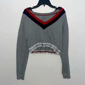 TOMMY HILFIGER Retro Crop Womens Sweatshirt